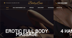 Desktop Screenshot of bodylinemassage.com.au
